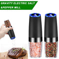 Electric Gravity Pepper Grinder | Automatic Salt & Pepper Mill with LED Ligh