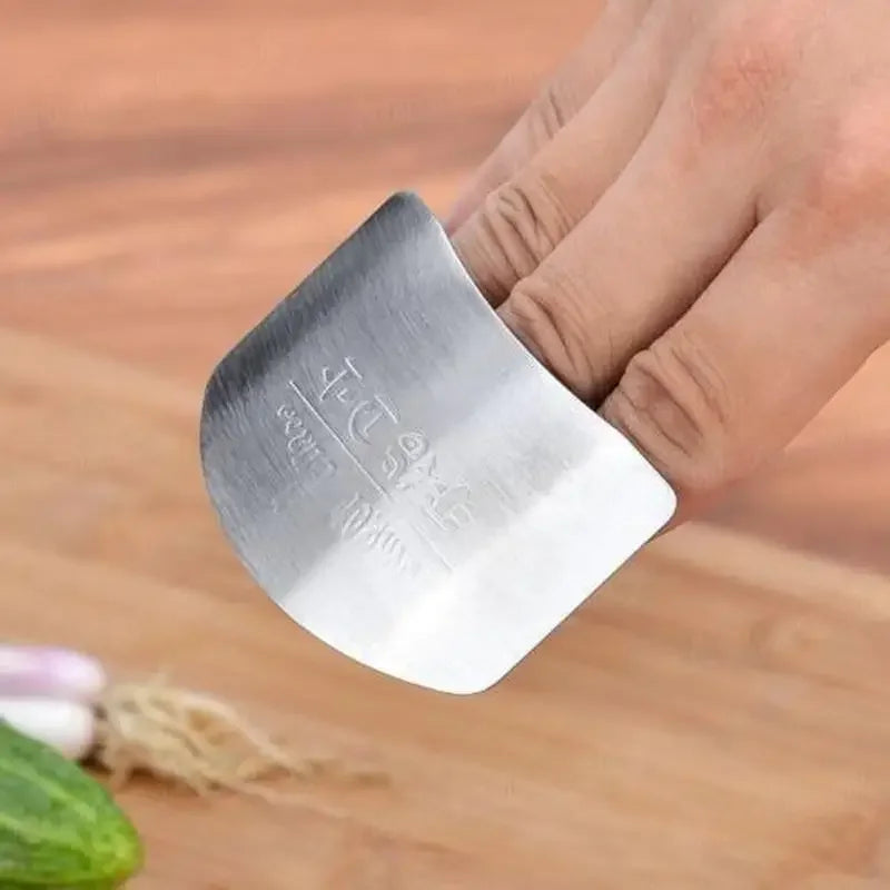 Stainless Steel Finger Protector – Safe Knife Cutting Guard for Chopping & Slicing