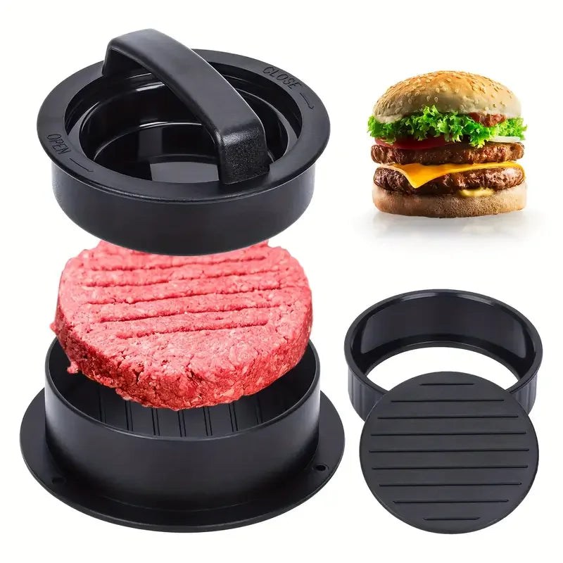 Professional Non‑Stick Burger Press Mold | Perfect Patty Maker for Beef, Chicken & Veggie Burgers