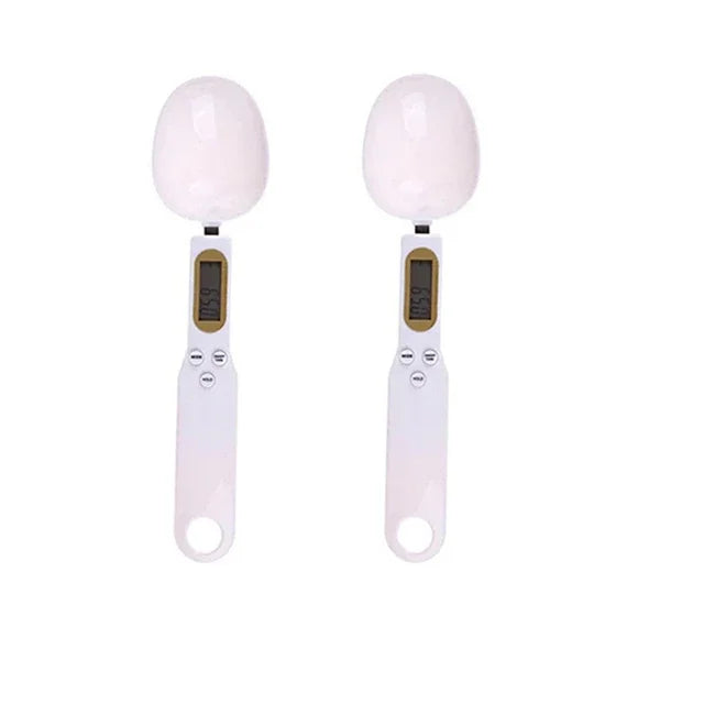 Digital Measuring Spoon Scale 500g | 0.1g Precision LED Kitchen Spoon | Milk, Coffee & Sugar Measuring Tool