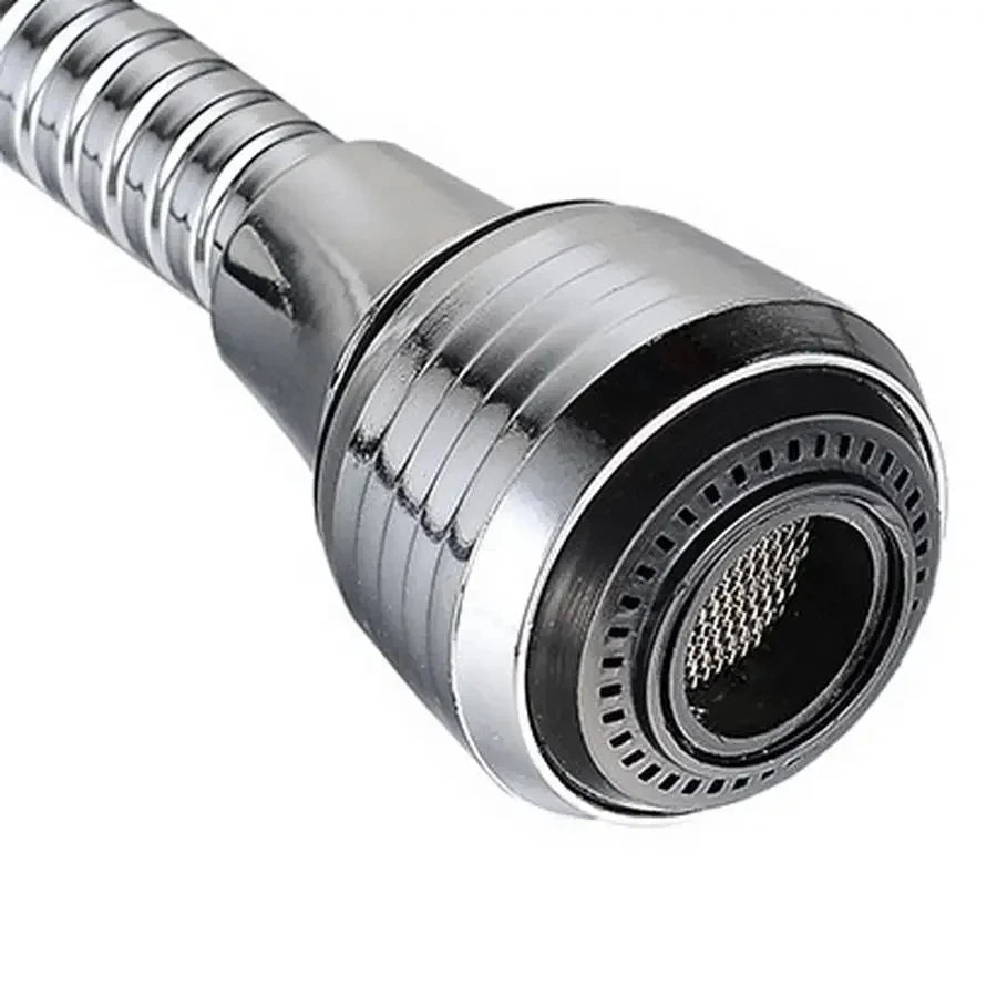 Stainless Steel Faucet Sprinkler | 360° Rotating Water‑Saving Tap Extender | Anti‑Splash Kitchen Bubbler