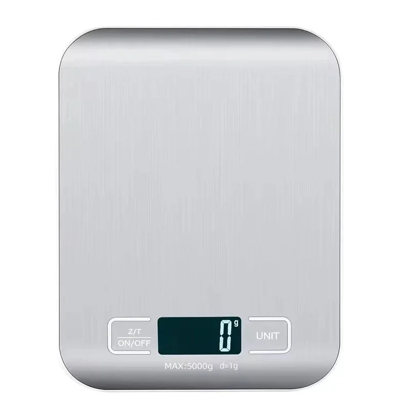 Digital Kitchen Scale 5kg/10kg | Stainless Steel Food Scale with LED Display