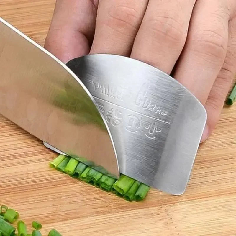 Stainless Steel Finger Protector – Safe Knife Cutting Guard for Chopping & Slicing
