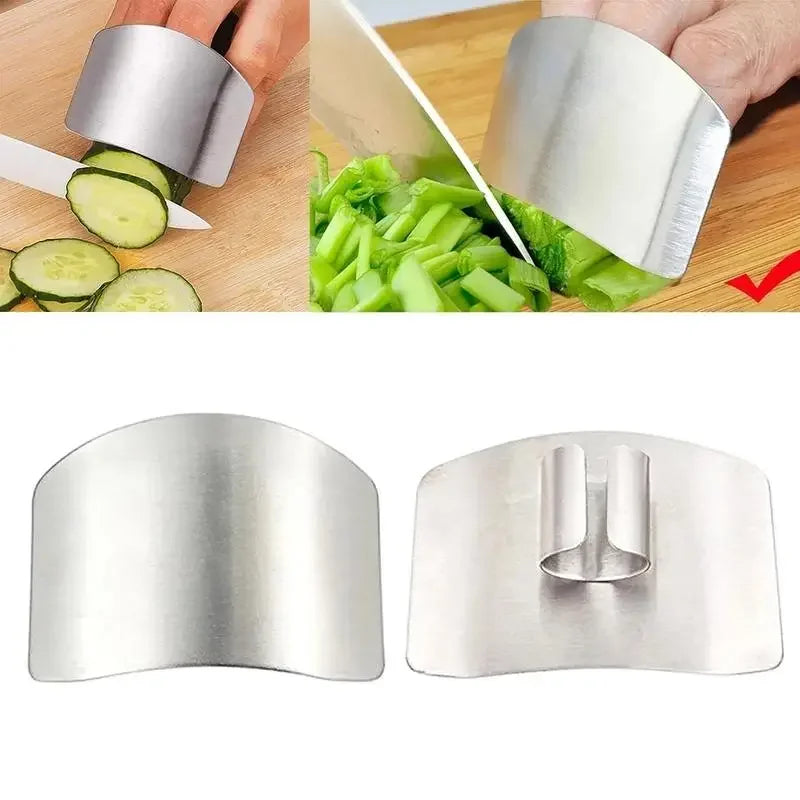 Stainless Steel Finger Protector – Safe Knife Cutting Guard for Chopping & Slicing