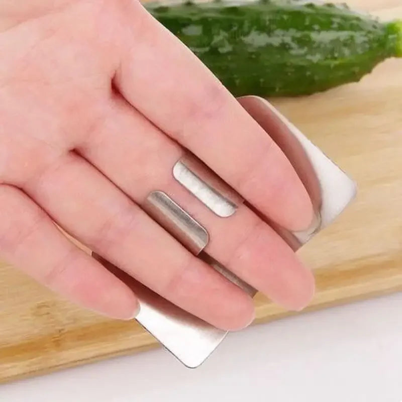 Stainless Steel Finger Protector – Safe Knife Cutting Guard for Chopping & Slicing
