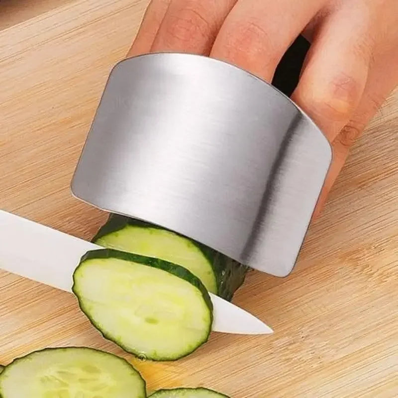 Stainless Steel Finger Protector – Safe Knife Cutting Guard for Chopping & Slicing