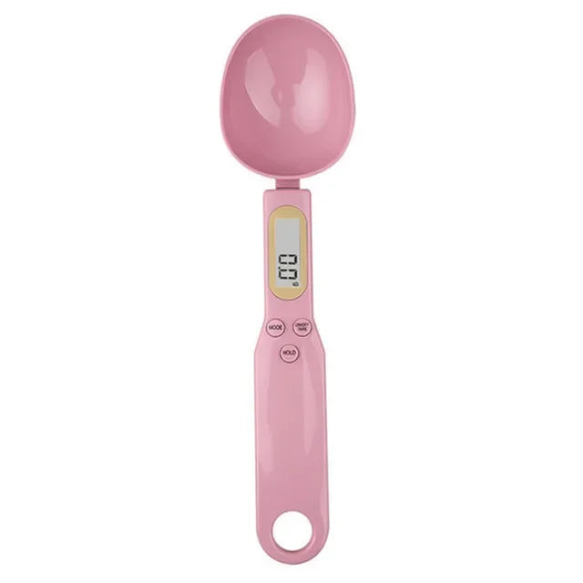 Digital Measuring Spoon Scale 500g | 0.1g Precision LED Kitchen Spoon | Milk, Coffee & Sugar Measuring Tool