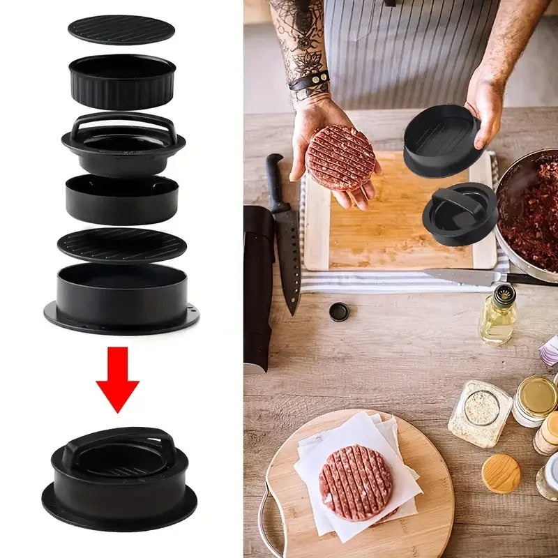 Professional Non‑Stick Burger Press Mold | Perfect Patty Maker for Beef, Chicken & Veggie Burgers