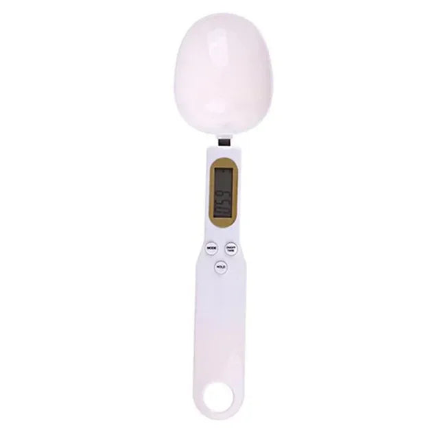 Digital Measuring Spoon Scale 500g | 0.1g Precision LED Kitchen Spoon | Milk, Coffee & Sugar Measuring Tool