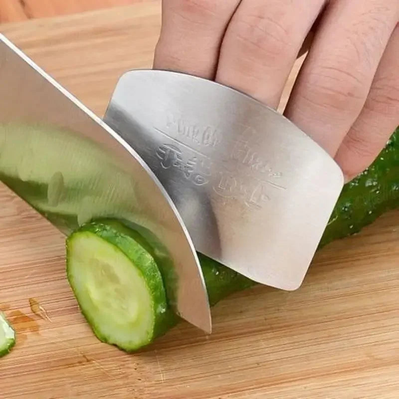 Stainless Steel Finger Protector – Safe Knife Cutting Guard for Chopping & Slicing