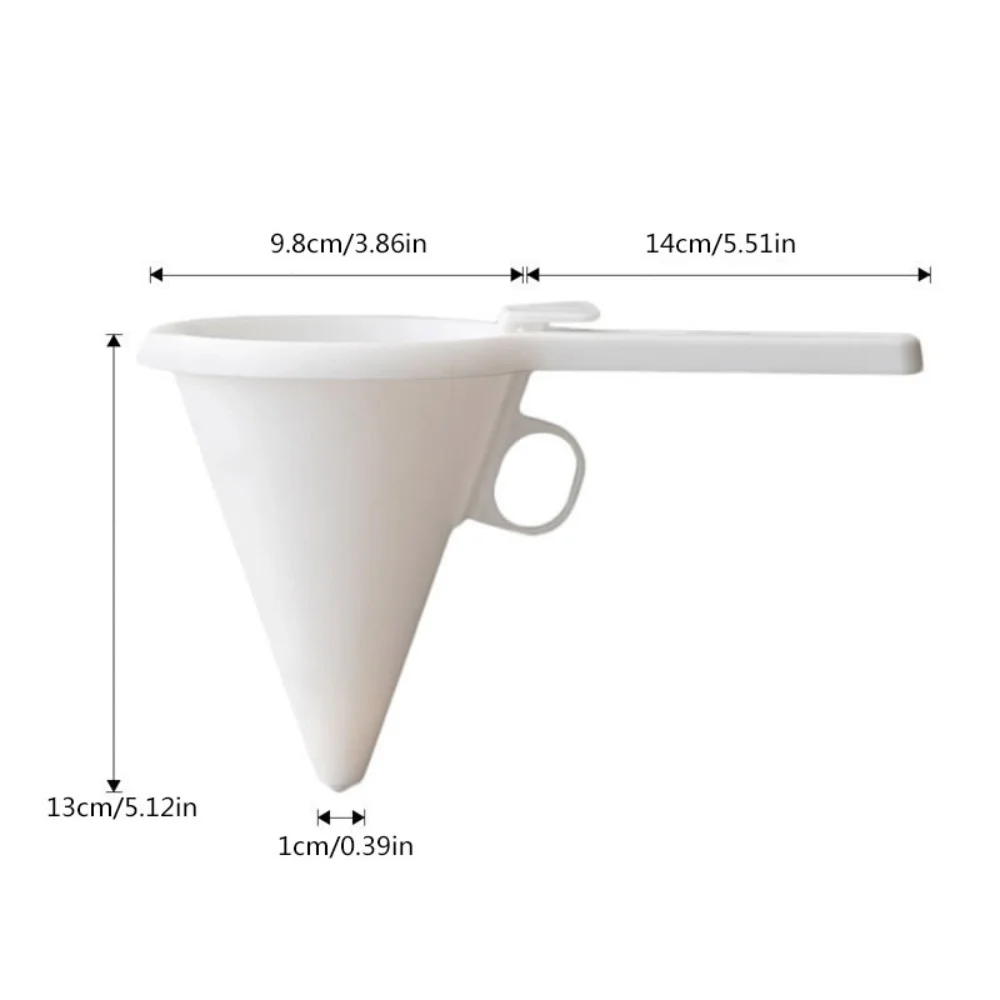 Adjustable Batter Dispenser Funnel – Food Grade Baking Funnel for Pancake, Cupcake, Cake Batter, Chocolate & Cream