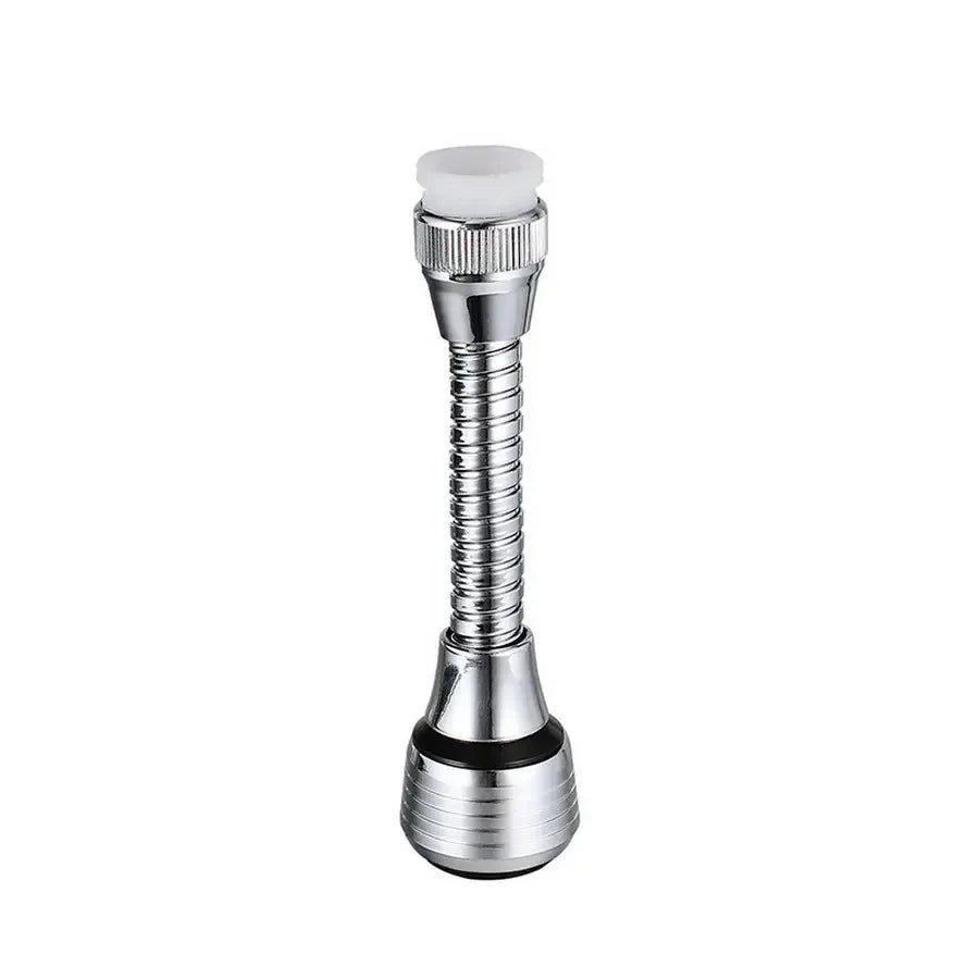 Stainless Steel Faucet Sprinkler | 360° Rotating Water‑Saving Tap Extender | Anti‑Splash Kitchen Bubbler