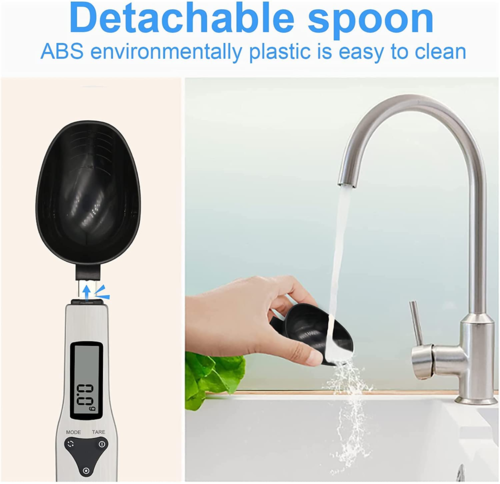 Digital Measuring Spoon Scale – 500g High‑Precision Kitchen Weighing Spoon with LCD Display & 4 Unit Modes