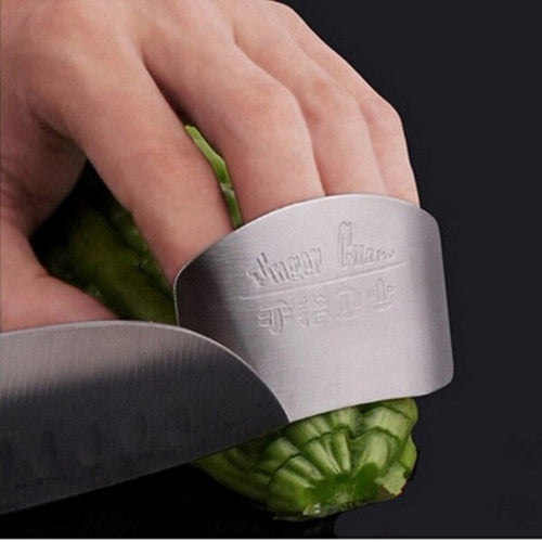 Stainless Steel Finger Protector | Adjustable 2‑Inch Cutting Guard for Safe Chopping