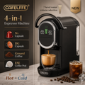 CAFELFFE 4-in-1 Coffee Machine | 19 Bar Hot & Cold Capsule Espresso Maker