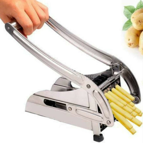 Stainless Steel French Fry Cutter | Potato Chip Strip Maker Kitchen Tool